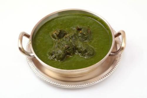 ほうれん草マトンカレー Spinach Mutton Curry